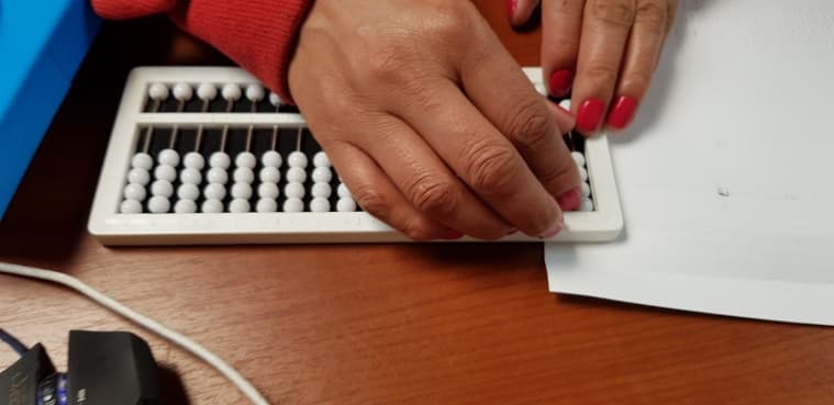 Tactile materials used to reinforce spatial perception.